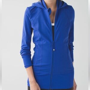 Lululemon daily practice full zip jacket, long sleeve blue Women’s 6